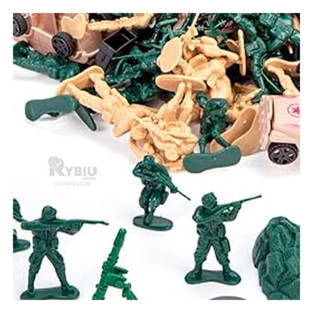 Set de Juguete de Soldados en Verde Y+Papel de Regalo