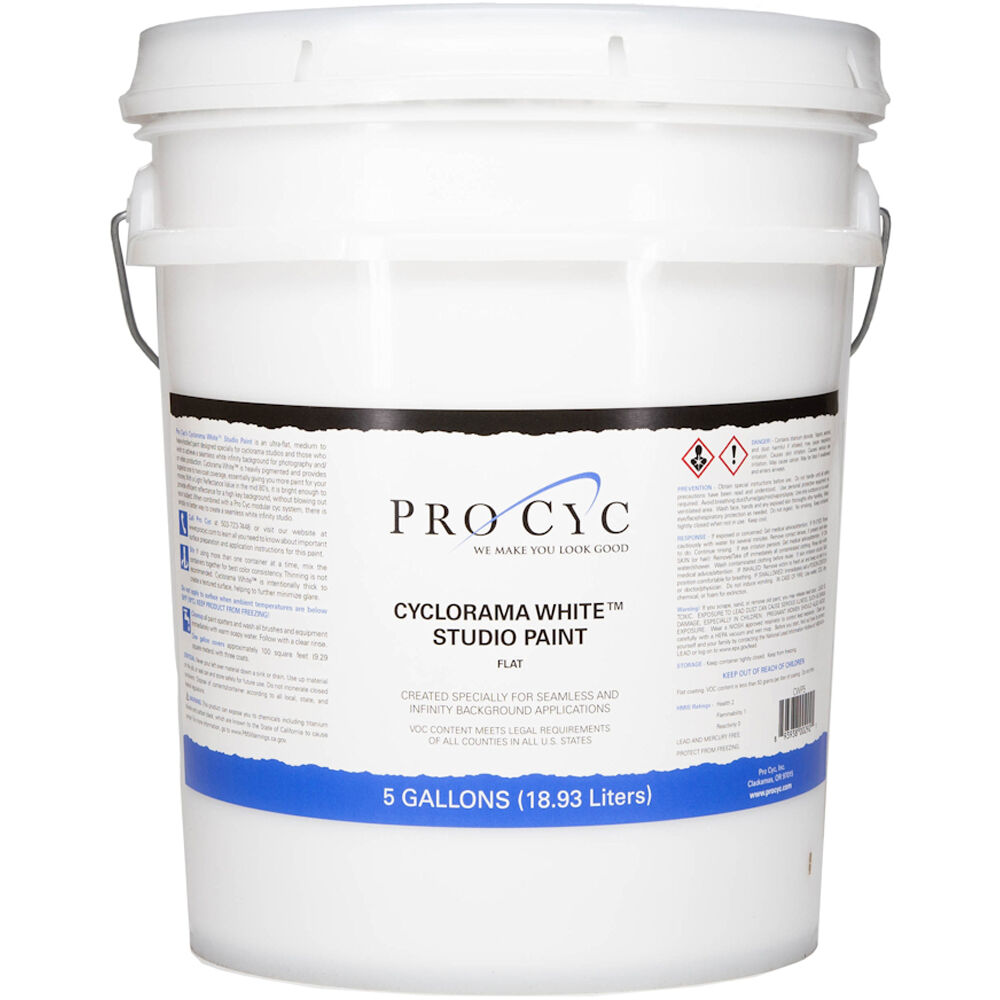 Pintura de Estudio Pro Cyc Cyclorama Blanca 5 Galones