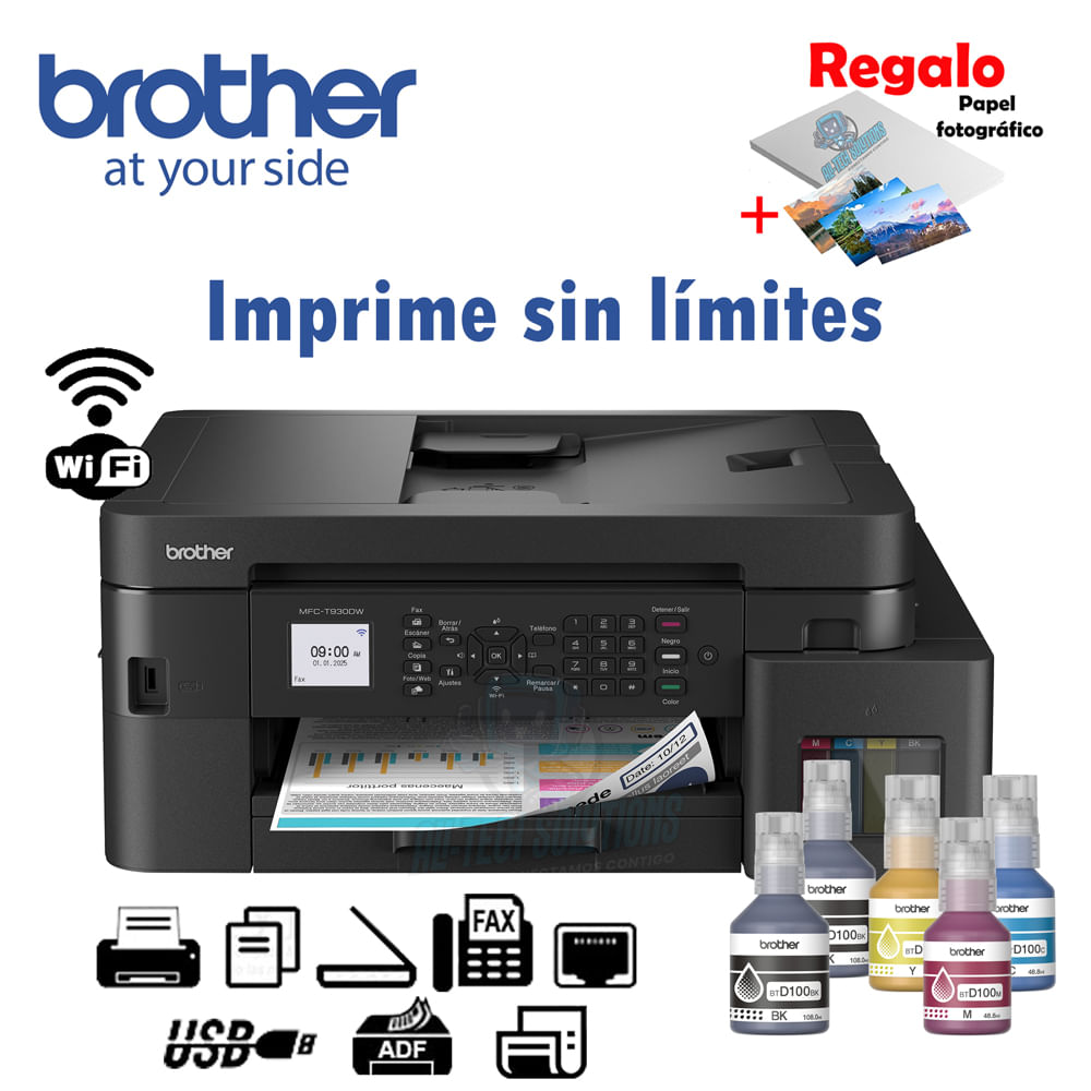 IMPRESORA BROTHER MULTIFUNCIONAL MFC-T930DW