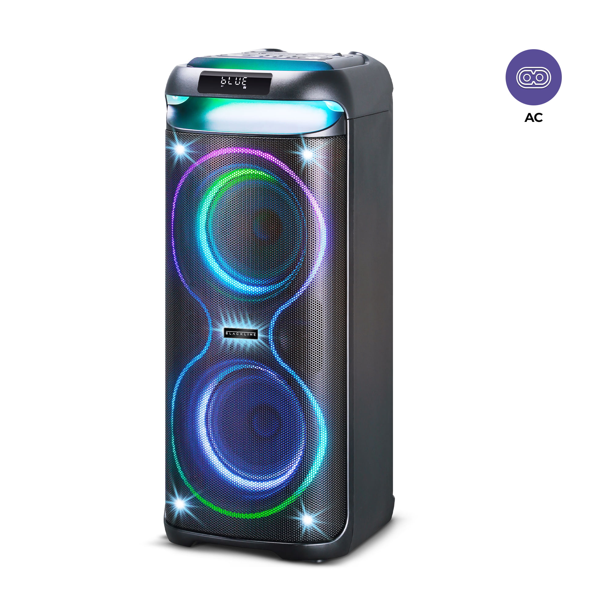 Torre BLACKLINE TORRBL65INF 40W 2X6.5 BT FM Sonido Espacial DSP TWS