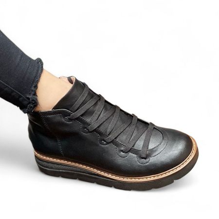 Botin Mujer Casual Ferri 2086L-50 Color Negro Talla 37