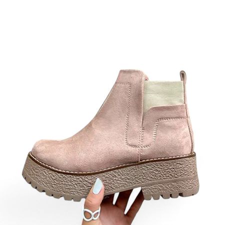 Botin Mujer Plataforma 5 Liga 2086L-60 Color Rosa Talla 36