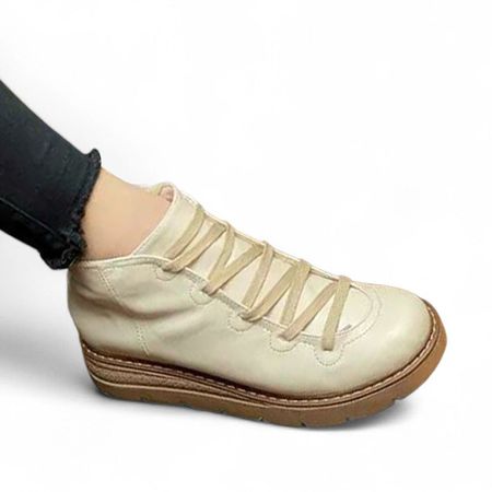 Botin Mujer Casual Ferri 2086L-50 Color Beige Talla 38