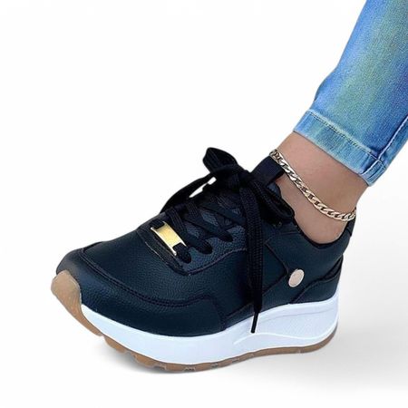 Zapatilla Mujer Casual Refuerzo 2086L-48 Color Azul Talla 35