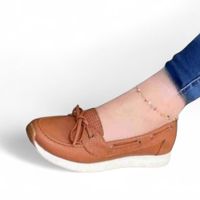 Mocasin Mujer Pasador 2086L-48 Color Camel