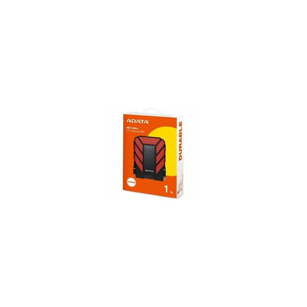 Disco Duro Externo Adata Hd710 Pro 1Tb - 2.5"" Rojo, Usb 3.2, Compatibl