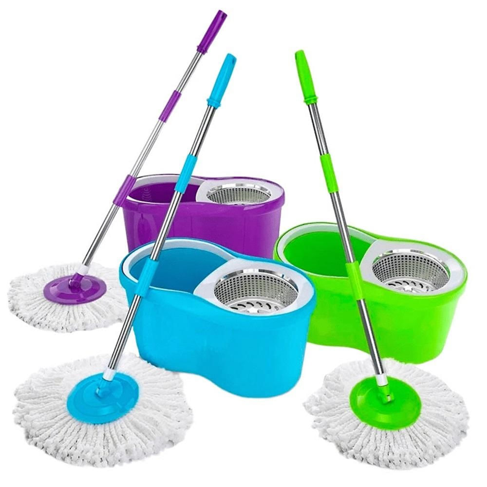 Balde con Trapeador Automático Colores Variados