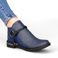Botin Mujer Vaquerita 2086L-50 Casual Color Azul