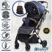 Coche De Paseo Maleta «SUNNY GOLD» Blue