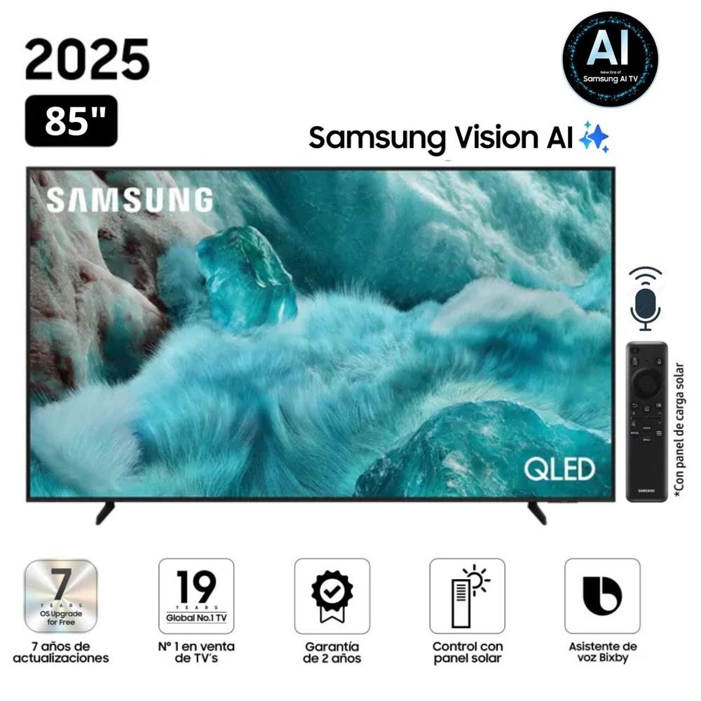 Televisor Samsung QLED 85"" Visión AI Smart TV QN85Q7FAAGXPE