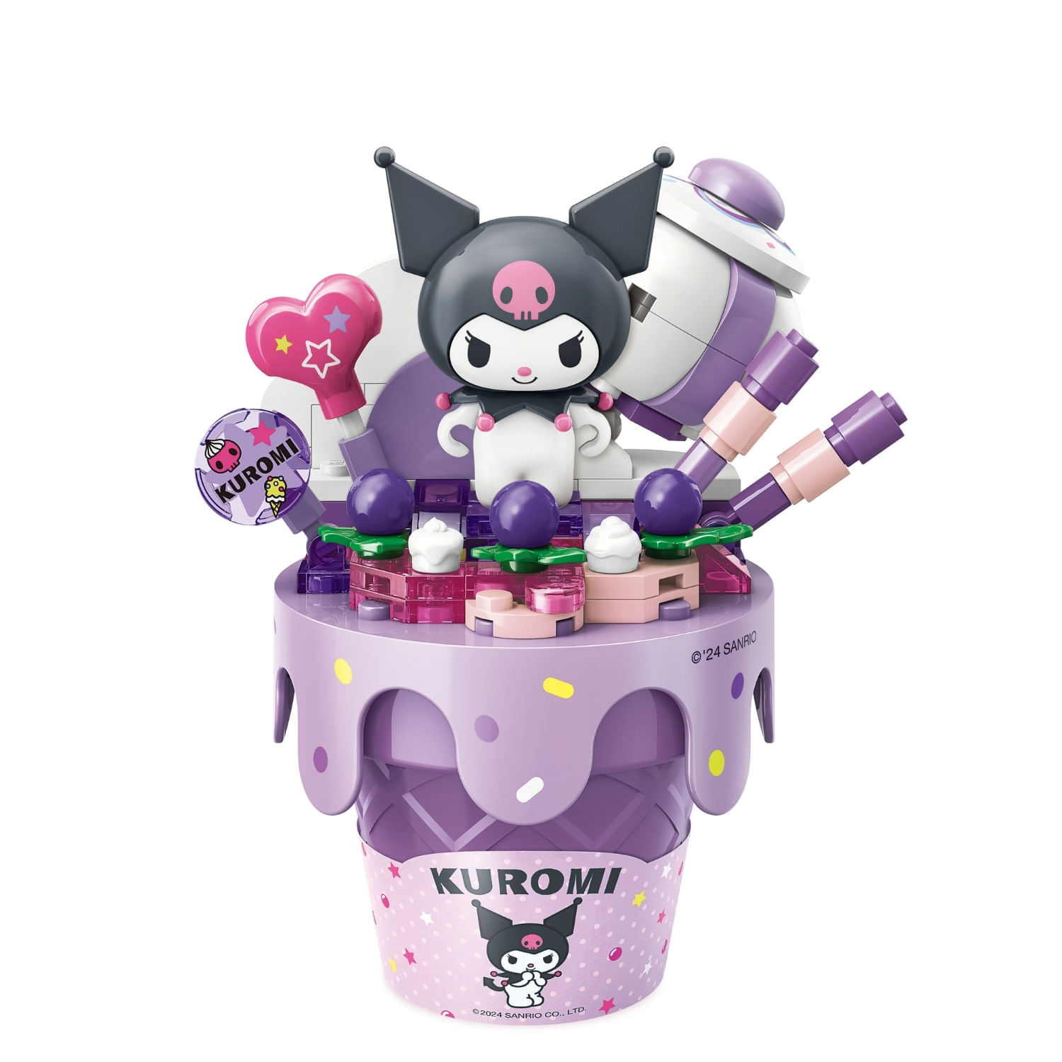 Cono De Helado Armable Hello Kitty & Friends Kuromi