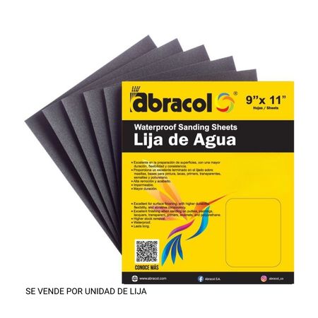 Lija de Agua Abracol Grano 180