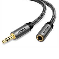 Cable Extensión de Audio Plug a Jack 3.5mm Trs Netcom 5 Mts