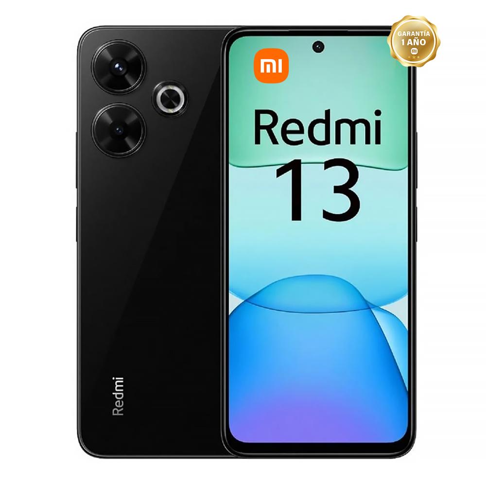 Celular REDMI 13 4G 6GB RAM 128GB ROM Black