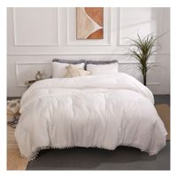 Funda plumón yul 100 % algodón bramante 2 plazas blanco 200 hilos Lima Tienda