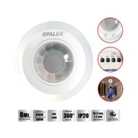Sensor de Movimiento Mini 8Mts 360° IP20 Serie II ST-05M OPALUX