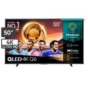  Televisor Hisense 50 Pulgadas 50Q6QV