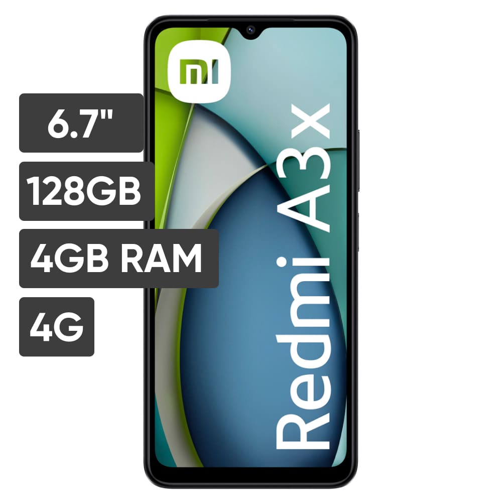 Smartphone XIAOMI Redmi A3X 6.7"" 4GB 128GB 8MP Negro