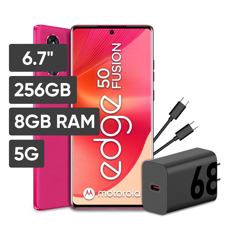 Smartphone MOTOROLA Edge 50 Fusion 6.7"" 8GB 256GB 50MP Pinkpeacock