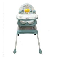 Silla de Comer Asiento Reclinable con Ruedas DALI Verde