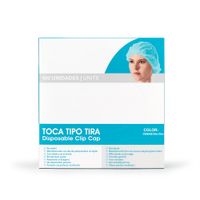 Tocas Descartables Celestes CAJA 100 UND.