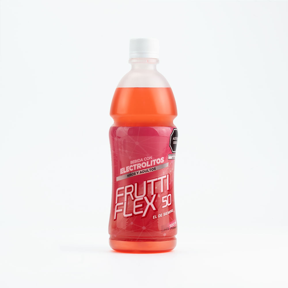 Fruttiflex Bebida con Electrolitos Sabor Fresa FCO 500 ML