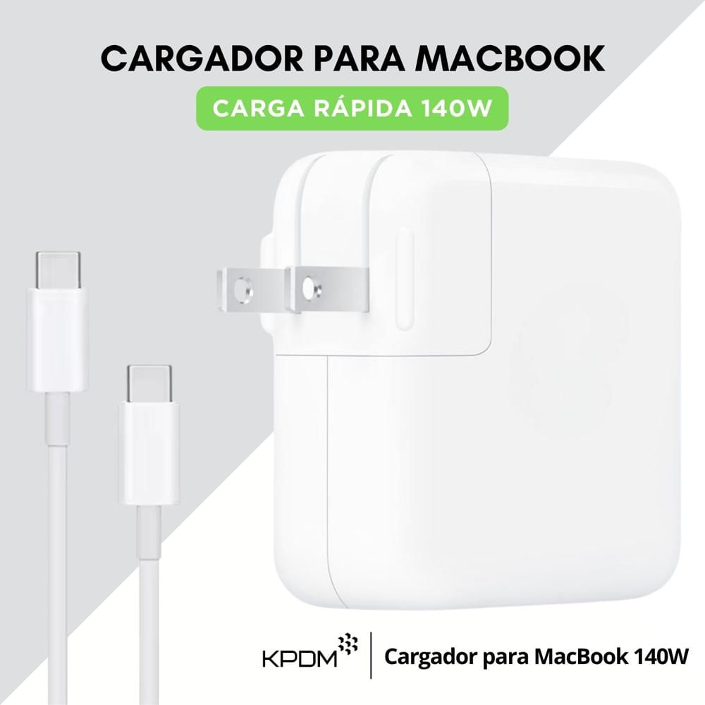 CARGADOR PARA MACBOOK - CARGA RÁPIDA 140W