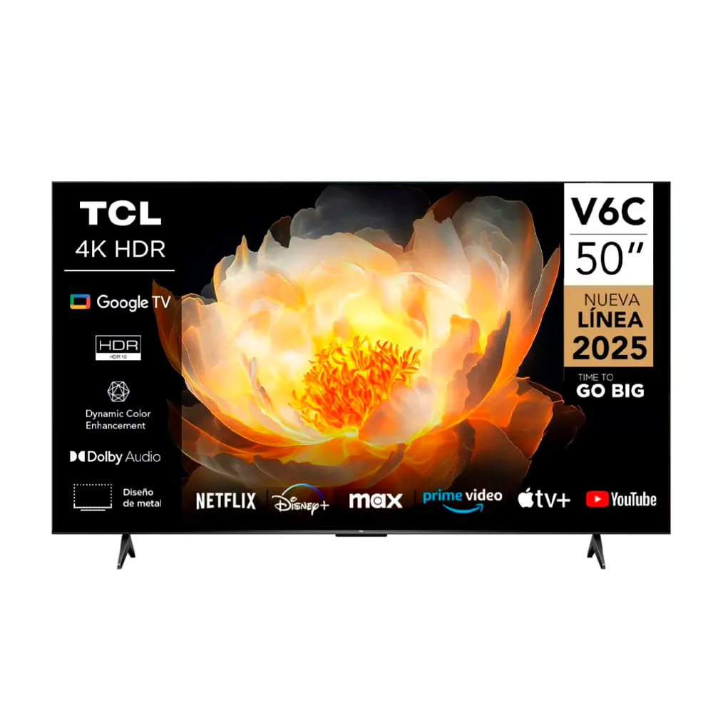 Televisor TCL Smart UHD 4K 50 Google TV 50V6C