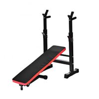 Banco Ejercicios Inclinable - Plano con Rack
