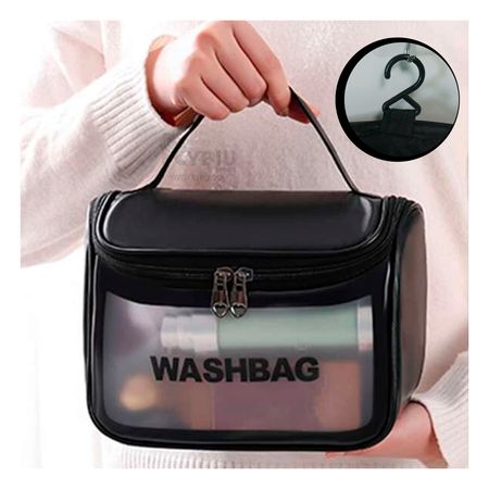 Neceser Negro Organizador de Maquillaje y Cremas