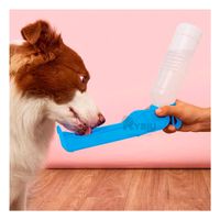 Botella para Perros con Aplicador en Celeste Y+Agendita