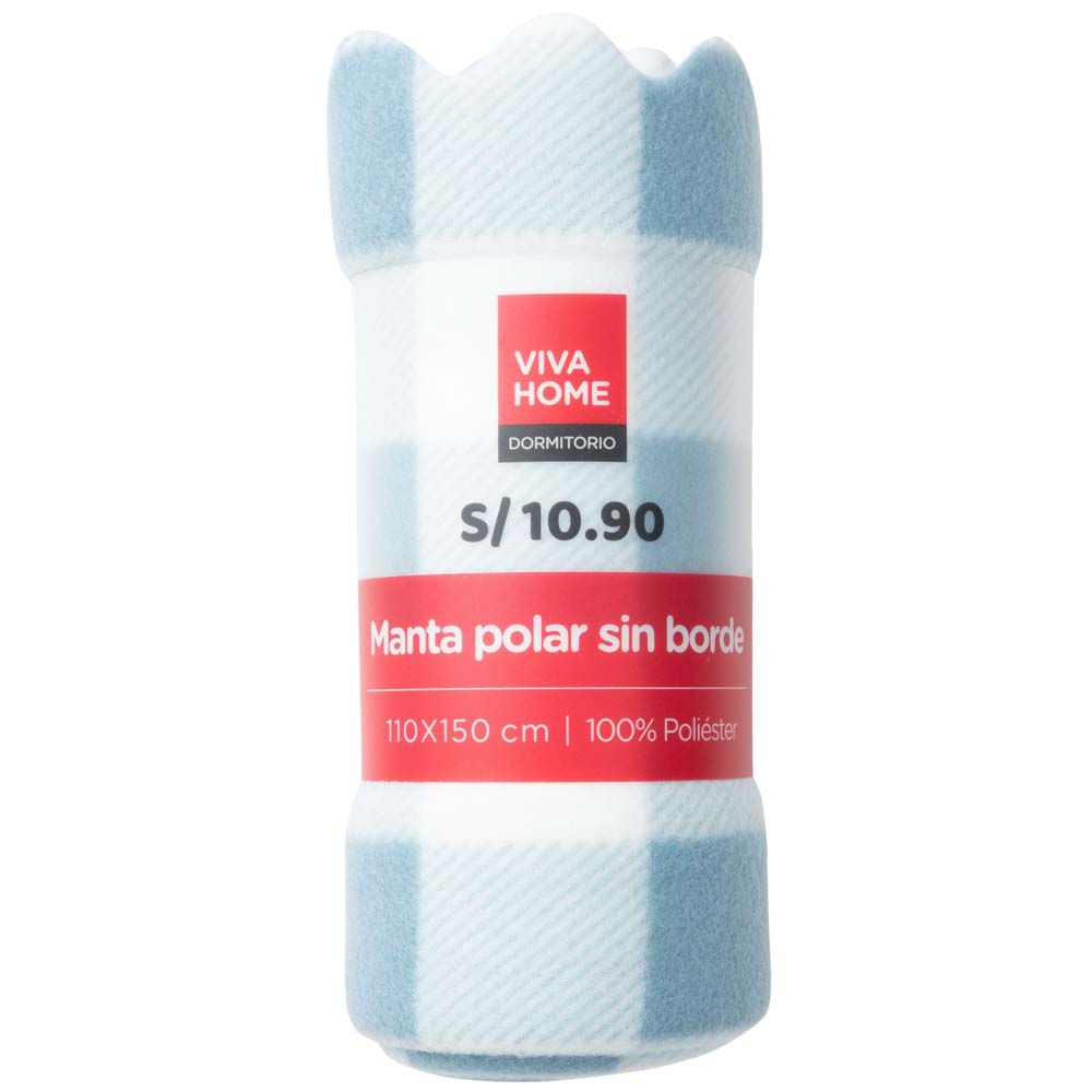 Manta Polar VIVA HOME Sin Borde Pdq (Modelos Aleatorios)