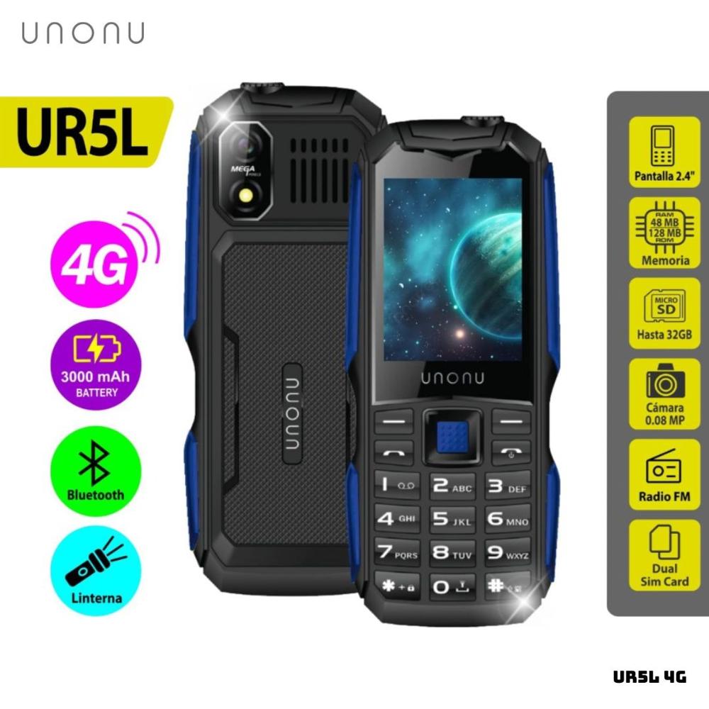 CELULAR BASICO UNONU UR5L 4G DUAL SIM AZUL