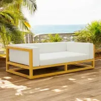 Sofá de Terraza de Madera para 2 Personas Condor Movenda