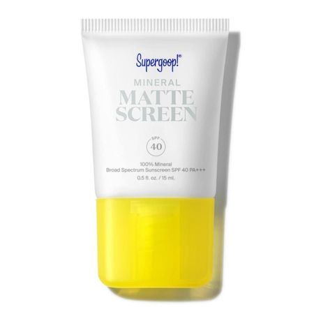 Protector solar Supergoop! Mineral Matte Screen SPF 40 - 15 ml