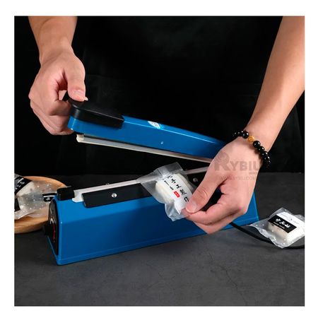 Sellador de Plastico Compacto y Util Azul Y+Papel de Regalo