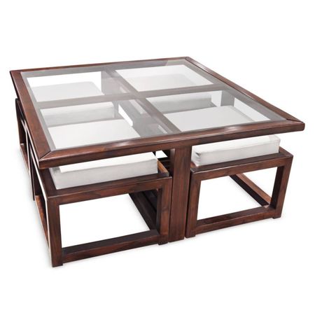 Mesa de Centro Turin Marrón Rústico