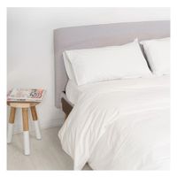 Funda plumón 100 % algodón pima 2 plazas blanco 300 hilos Lima Tienda