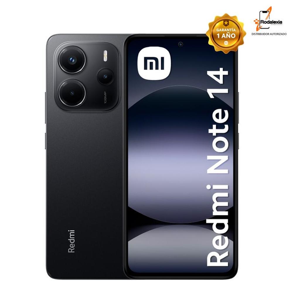 XIAOMI REDMI NOTE 14 6GB RAM 128GB ROM COLOR NEGRO OCASO