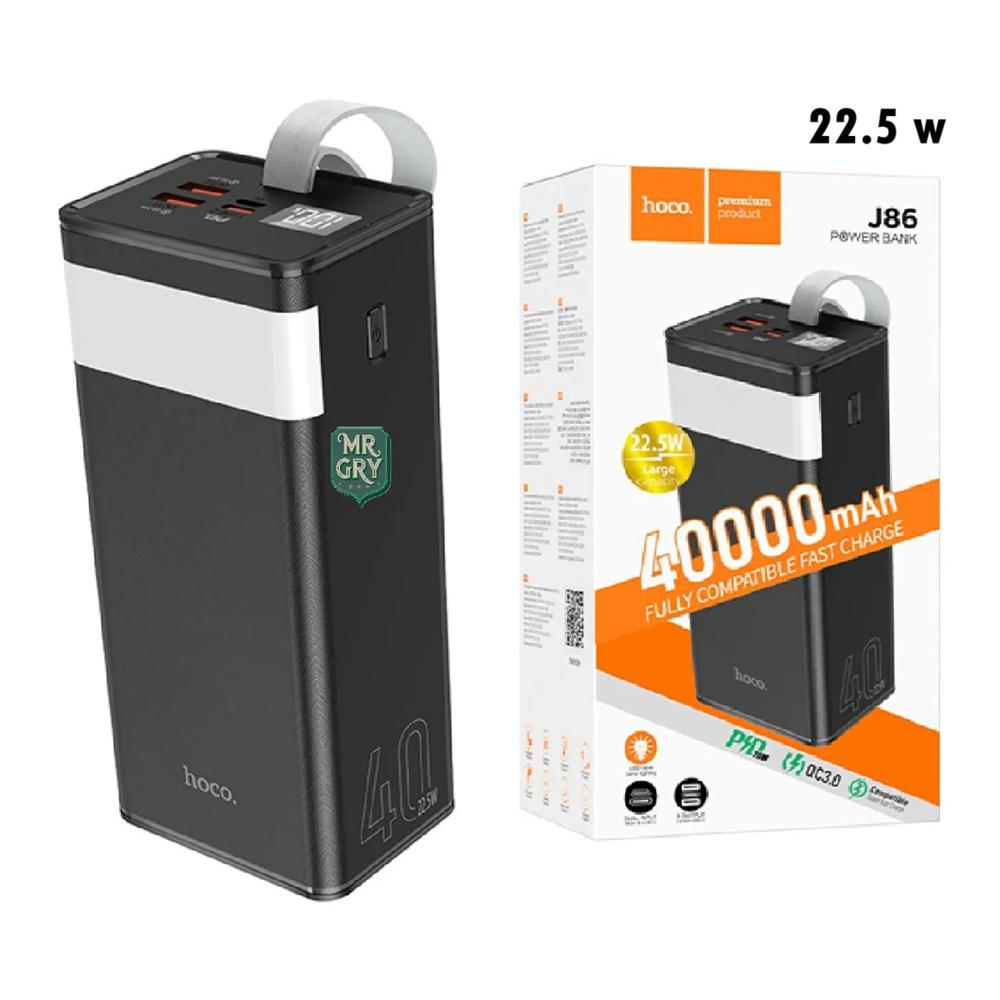 Power bank Carga Rápida 22.5W J86 Powermaster 40000mAh