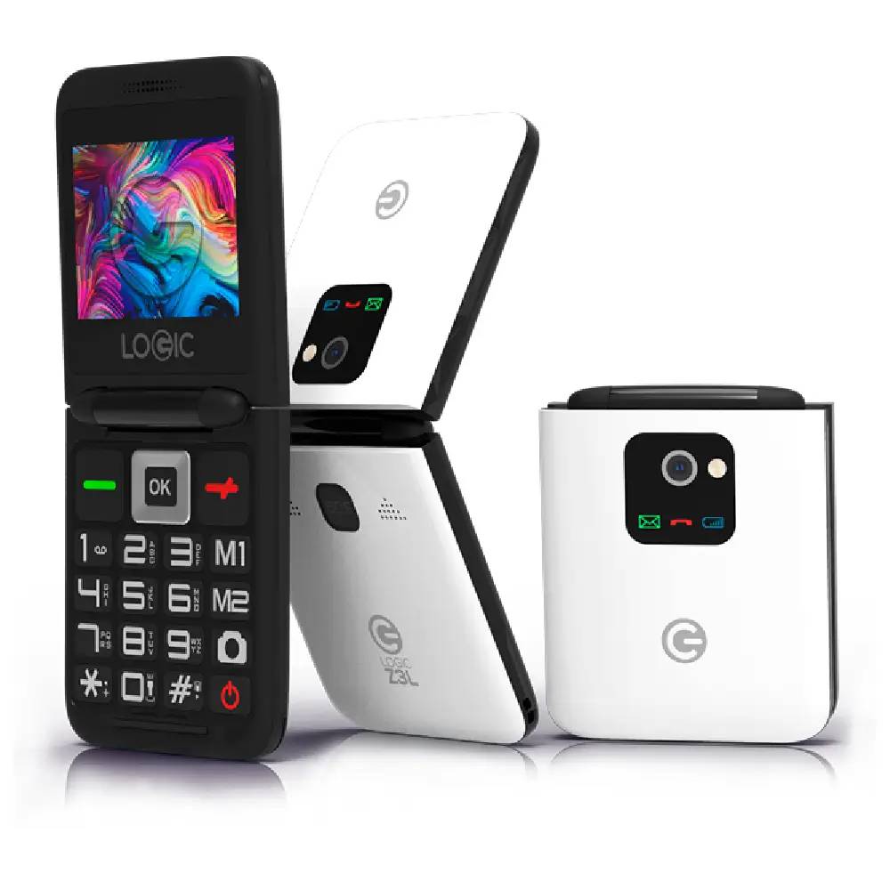 Logic Z3L 4G Celular Plegable Botones Grandes para Adulto Mayor y Botón SOS