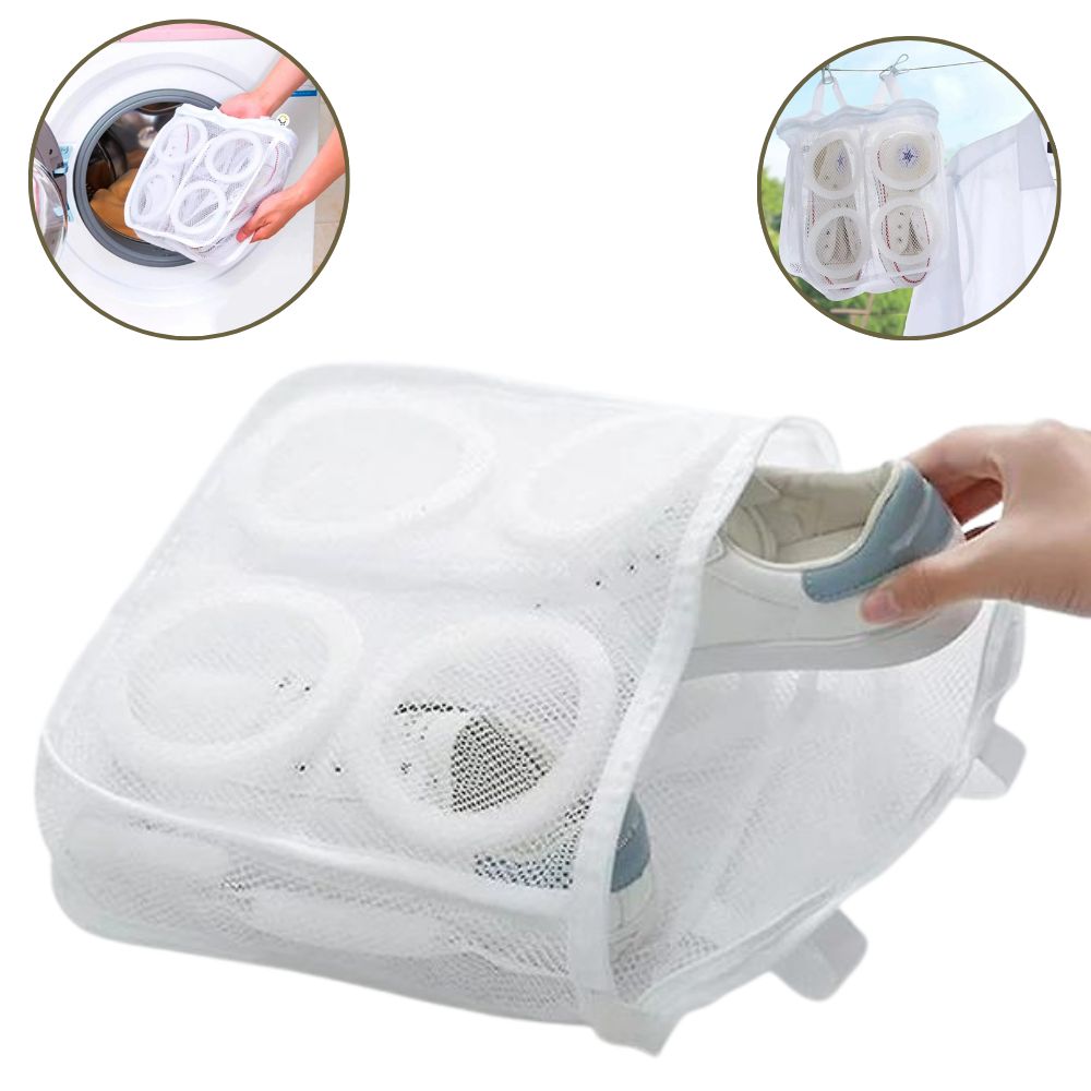 Bolsa de Malla para Lavado de Calzado y Ropa para Lavadora