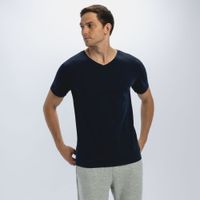 Polo Hombre V Neck Pre Nac Azul Malabar