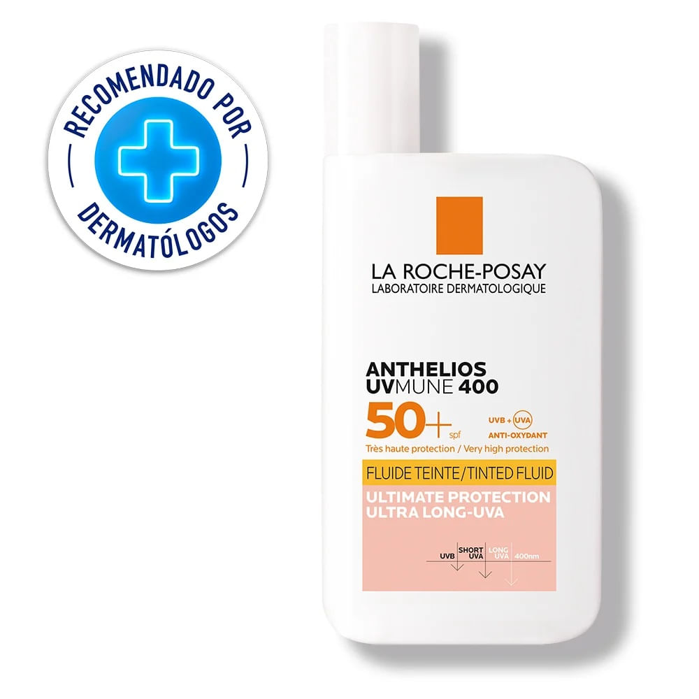 Tratamiento Facial La Roche Posay Anthelios Uvmune Flu Aptt Color F Spf 50+ 50 Ml