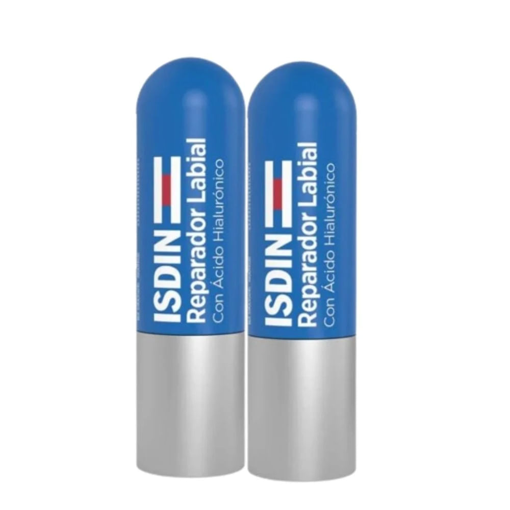 Pack 2 Tratamiento Facial Isdin Reparador Labial Stick 4 Gr
