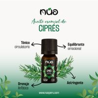 Aceite esencial de ciprés 100% puro NUA 11 ml