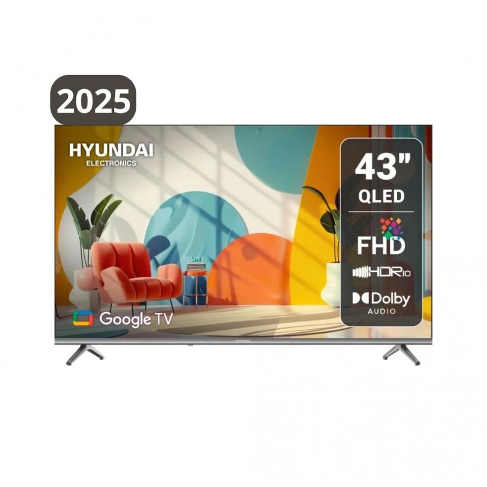 Televisor HYUNDAI QLED 43"" FHD Smart TV Google TV Año 2025 HYLED4326QG