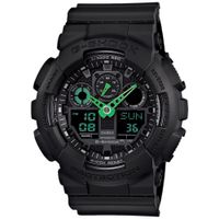 Reloj Casio G-Shock GA100C-1A3 Digital Analógico Acuático Luz Automática Resina Negro