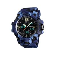 Reloj Skmei 1155b Dual Time Militar Azul