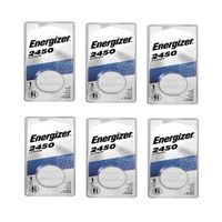 Pila Boton ENERGIZER Cr2450 Litio 3V. Caja de 06 pilas.